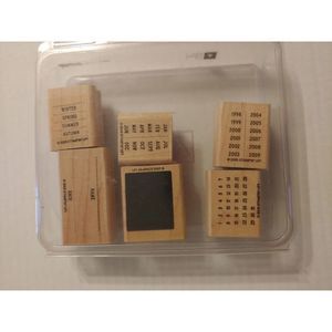 Stampin' up stamps it's a date set of six 2005 Retired Collection